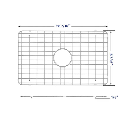 DeerValley DV-K119G06 28.46" x 15.43" Kitchen Sink Grid (Compatible with DV-1K119)