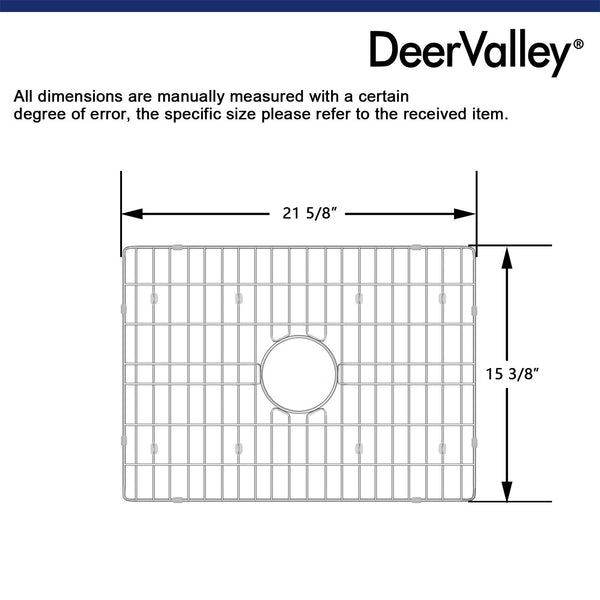 DeerValley DV-K501G07 21.65" x 15.35" Kitchen Sink Grid (Compatible with DV-1K501)