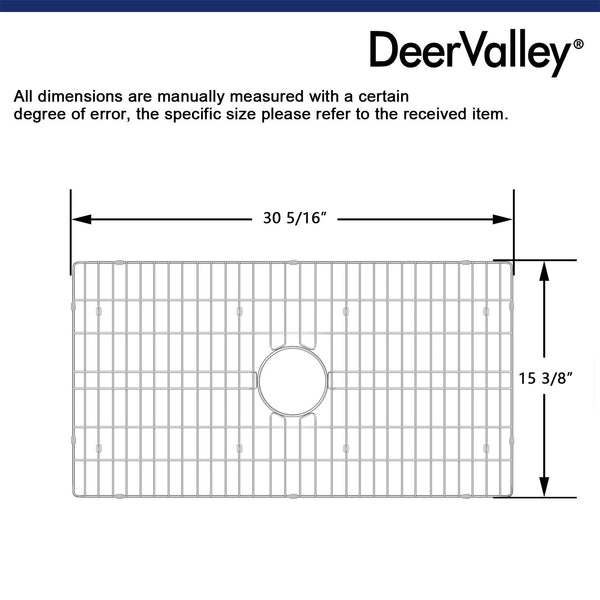 DeerValley DV-K502G08 30.31" x 15.35" Sink Grid (Compatible with DV-1K502)
