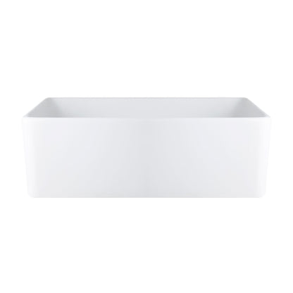 DeerValley Bath DeerValley DV-1K016 Harvest 30" L x 20" W Farmhouse Ceramic Large Capacity Kitchen Sink with Apron Front Designed Kitchen Sink