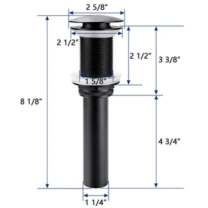 DeerValley Bath DeerValley DV-1D301 Pop-Up Bathroom Sink Drain Drains