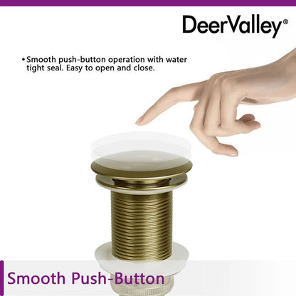 DeerValley Bath DV-1D701 Pop-Up Bathroom Sink Drain Drains