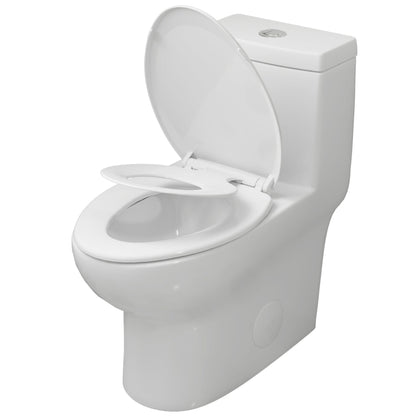 ALLY One-Piece Elongated Toilet, Dual Flush Standard-Size with Multiple Colors