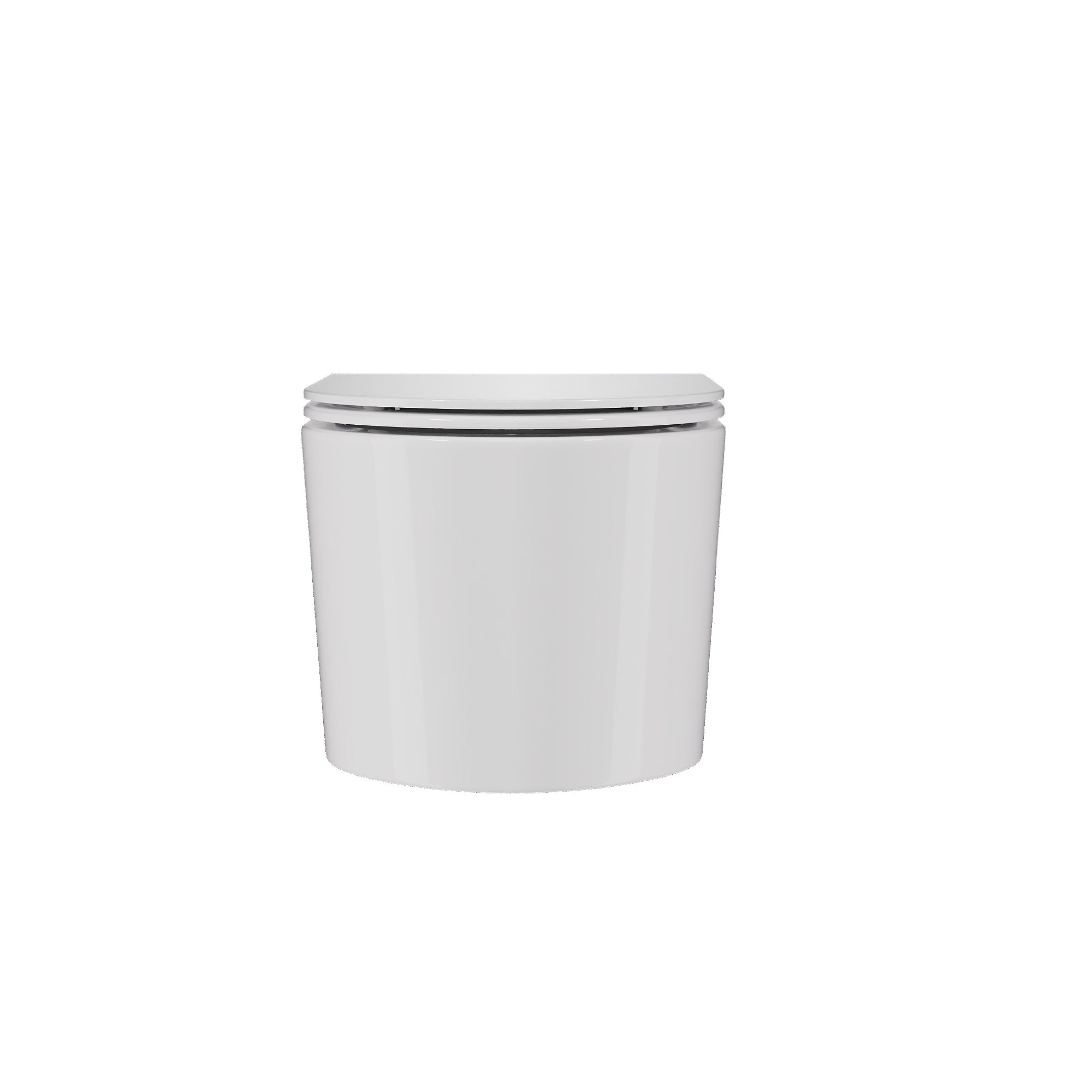 Wall-Hung Toilet with Concealed Tank Set, Rimless Dual Flush, 1.1
