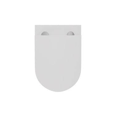 Wall-Hung Toilet with Concealed Tank Set, Rimless Dual Flush, 1.1/1.6 GPF
