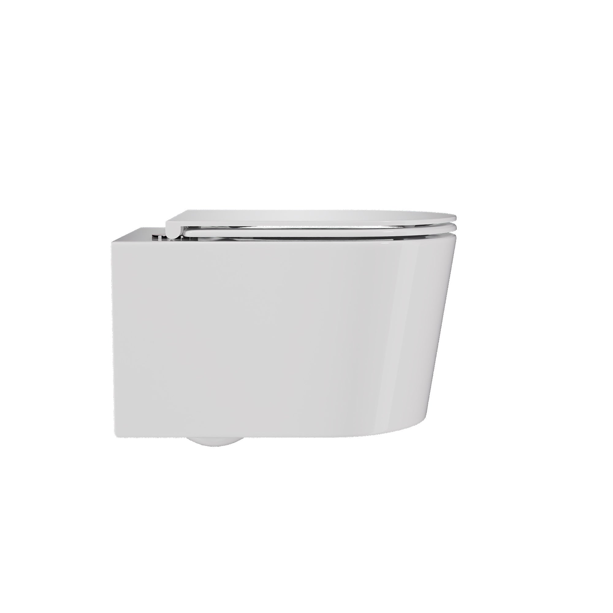 Wall-Hung Toilet with Concealed Tank Set, Rimless Dual Flush, 1.1
