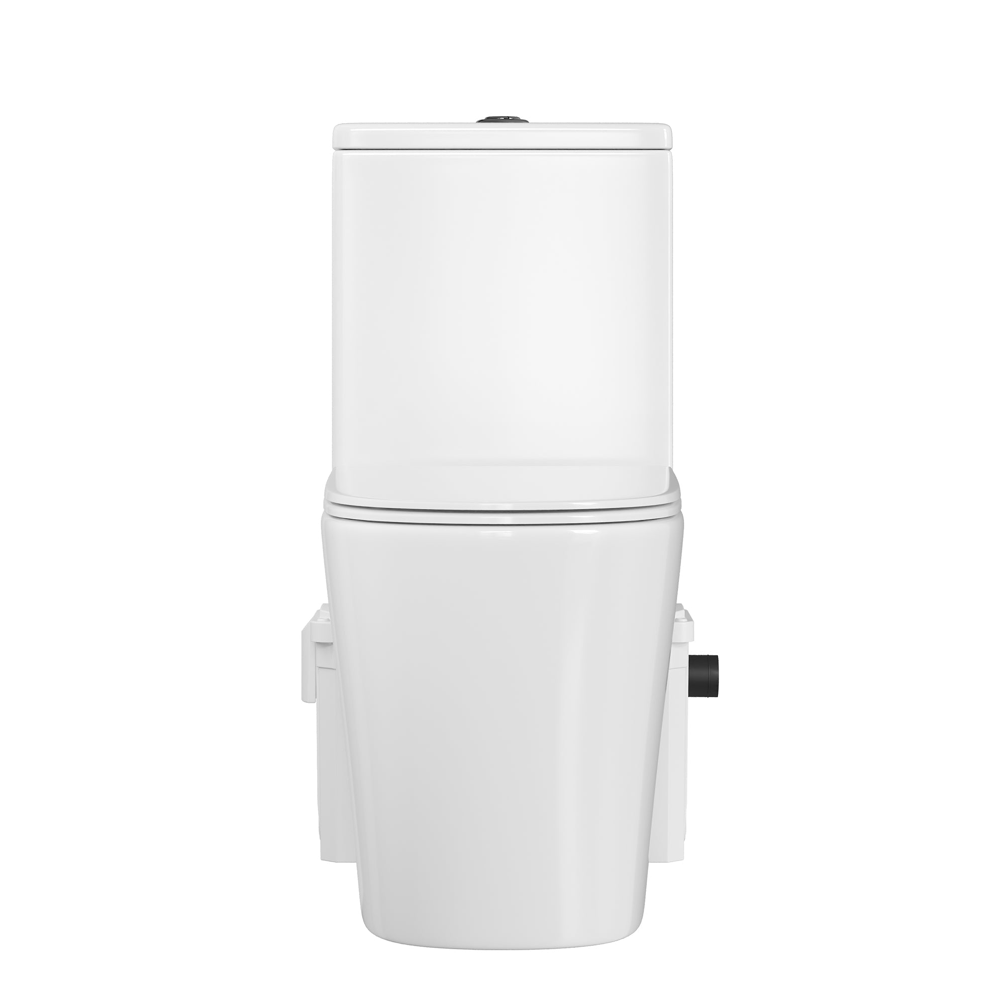 Macerating Toilet | 23ft Vertical Sewage Lift, 700W Stainless Steel Grinder, Dual Odor Control System, 1.06/1.59 GPF Dual Flush -DV-1F340ZH006