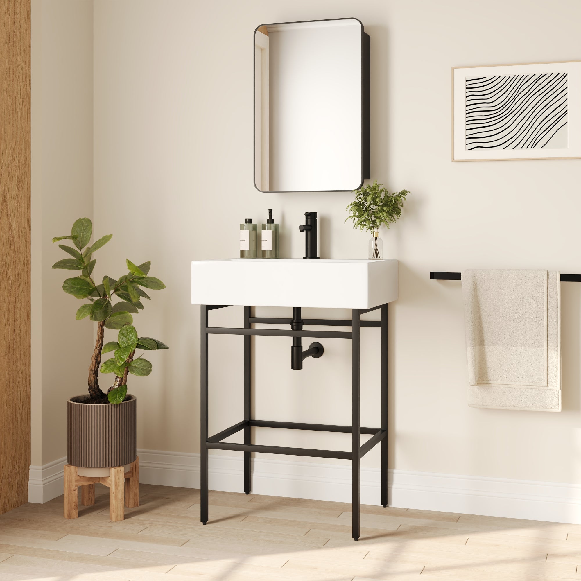 Bathroom Console Sink, 24