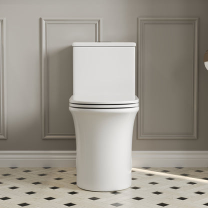 CONCORD One Piece Toilet, Dual Flush 1.1/1.6 GPF Toilet with Comfortable Seat Height