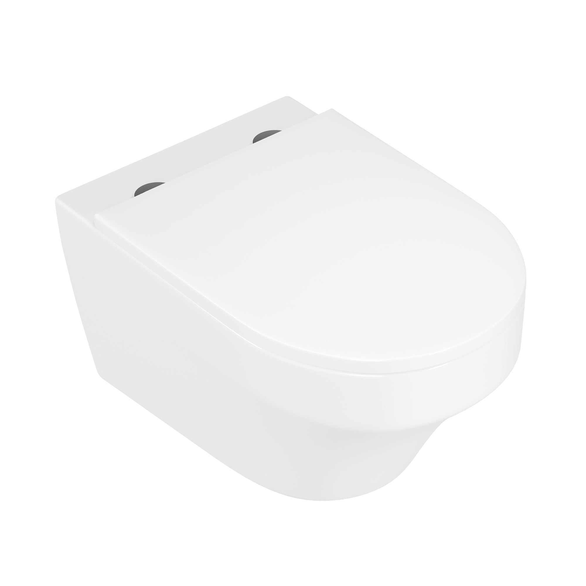 2-Piece Toilet Elongated Dual-Flush Wall Mounted Toilet  (Seat Included) - DV-1F00292-CF/DV-1F0292