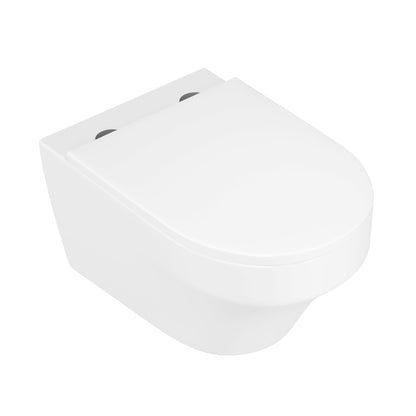 2-Piece Toilet Elongated Dual-Flush Wall Mounted Toilet  (Seat Included) - DV-1F00292-CF/DV-1F0292