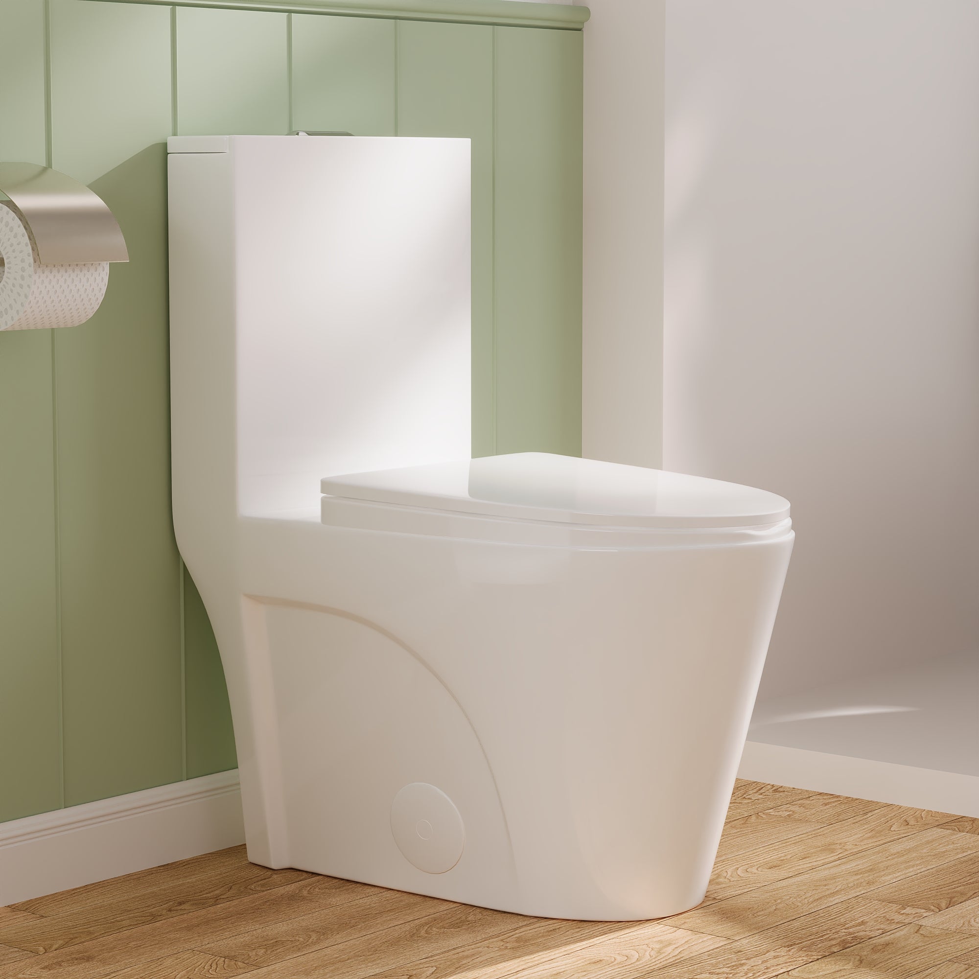 ACE One-Piece Elongated Toilet, 1.1/1.6 GPF Dual-Flush