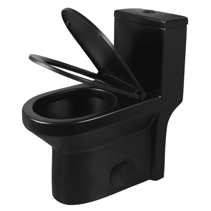 LIBERTY One-Piece Round Toilet, 12/10" Rough-in Dual-Flush with Multiple Colors