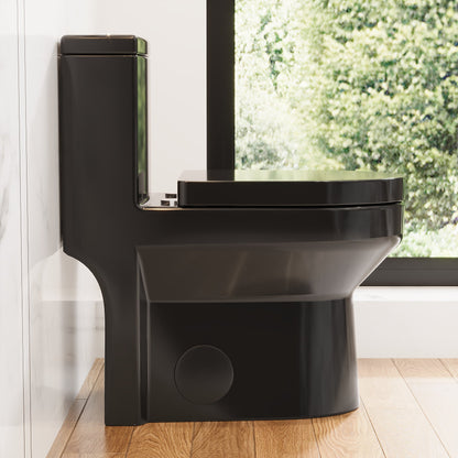 LIBERTY One-Piece Round Toilet, 12/10" Rough-in Dual-Flush with Multiple Colors