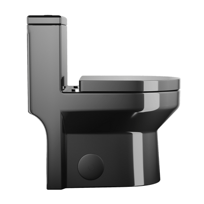 LIBERTY One-Piece Round Toilet, 12/10" Rough-in Dual-Flush with Multiple Colors