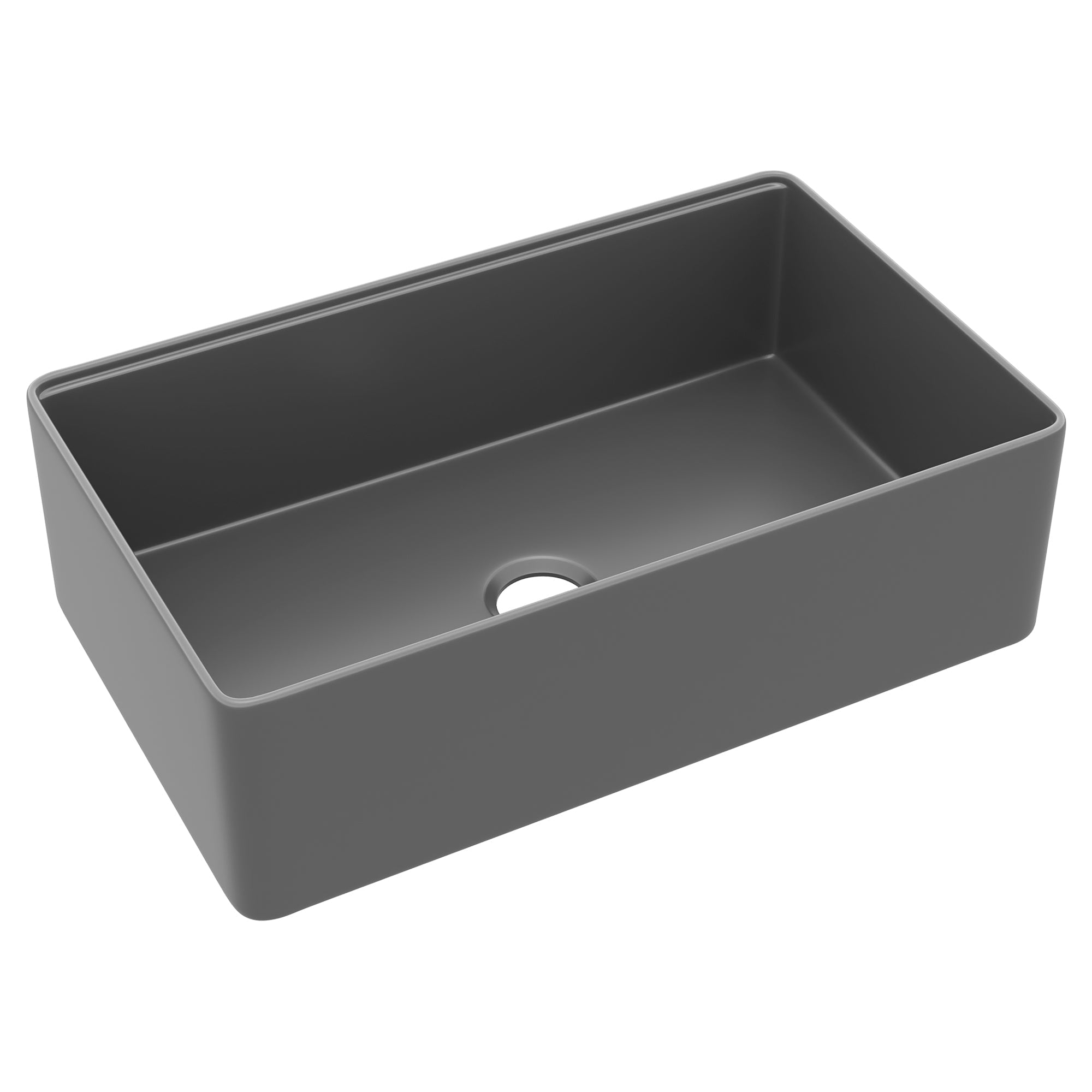 33"L X 20"W / 24"L X 20"W Rectangular Workstation Farmhouse Kitchen Sink, Smooth Surface