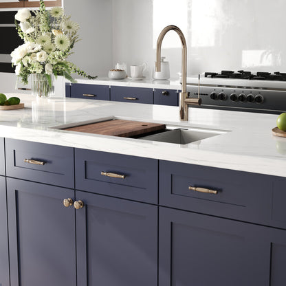 DeerValley Drop-In Kitchen Sink, S304 Stainless Steel Workstation Sink with Accessories