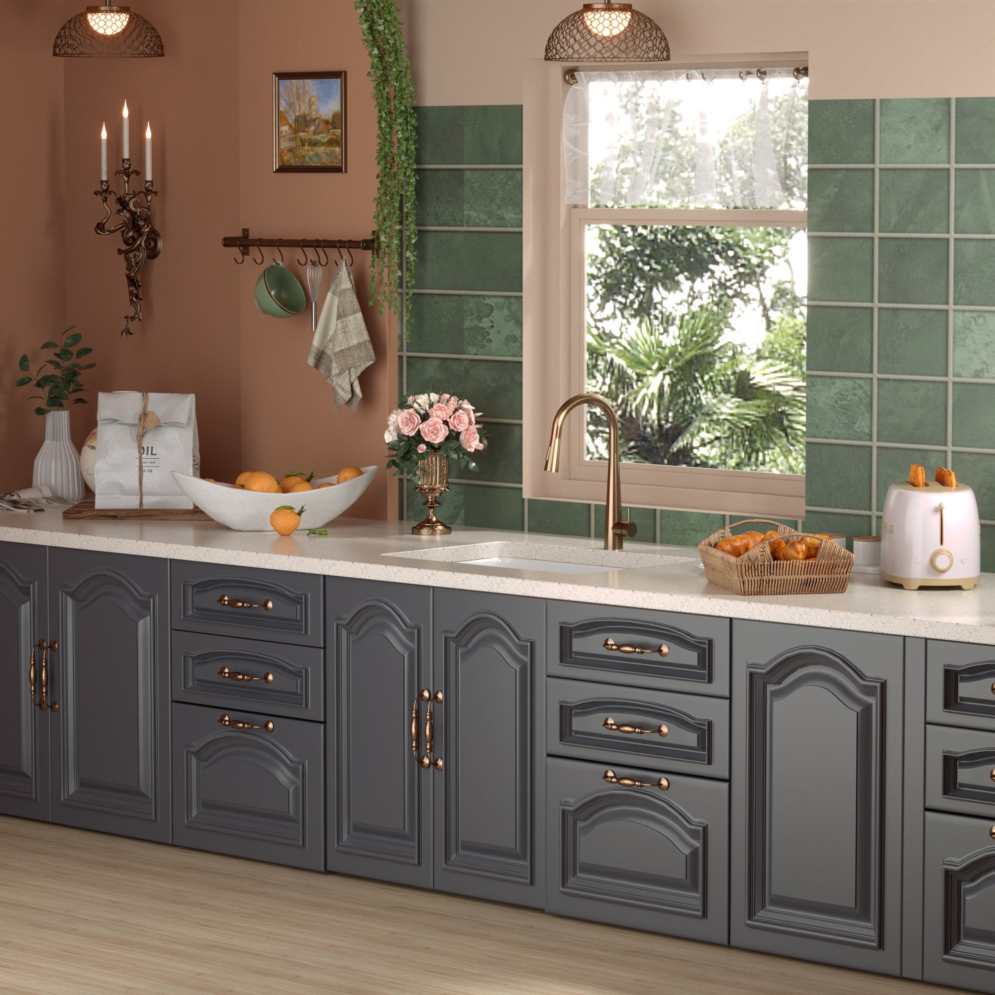 DeerValley Bath DeerValley DV-1K515 Glen Rectangle Fireclay 24.02" L x 18.70" W Farmhouse Kitchen Sink
