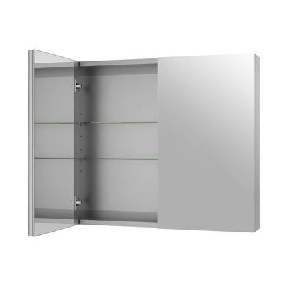 Rectangular Bathroom Medicine Cabinet, Frameless With Mirror With Multiple Types