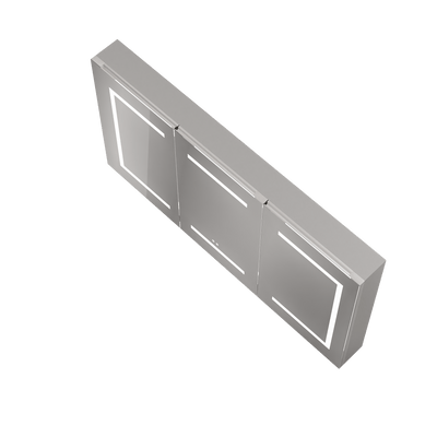 DeerValley 48" Smart LED Mirror Cabinet with Tri-Color Lighting, Stepless Dimming, and Defogger-DV-1MC0380