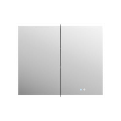 DeerValley Smart LED Mirror Cabinet with Tri-Color Lighting, Stepless Dimming, and Defogger