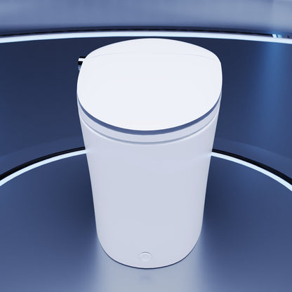 DeerValley DV-1S0019-V3 Premium Tankless Elongated Smart Bidet Toile, Quiet-Closed Heated Seat Sensor Auto, Foot Kick & Blackout Flush, Warm Wash, Night Light