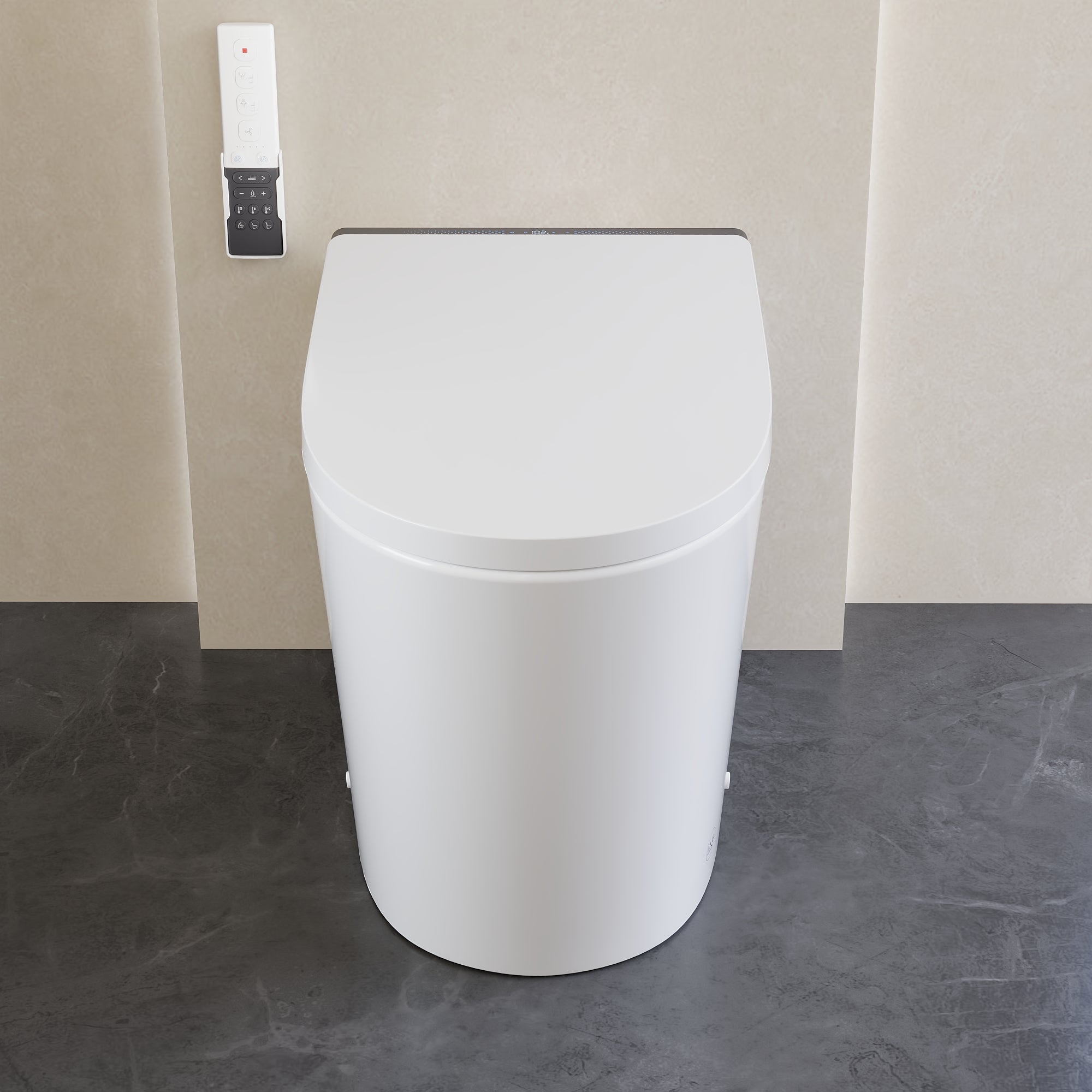 Pre-sale DeerValley DV-1S0289 / DV-1S0289-V3 Modern Tankless Smart Toilet with Bidet with Auto Flush & Foam Shield Technology , Warm Air Dryer, Heated Seat & Night Light (Remote Included)