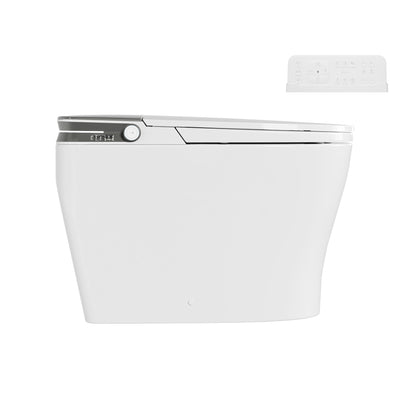 DeerValley DV-1S0371 Advanced Smart Toilet with ADA Height, Child-Friendly Wash Mode, Foam Shield, 1000 MAP Powerful Flush, Warm Water Cleansing, No Water Pressure Limit - One-Piece Design for Modern Bathrooms