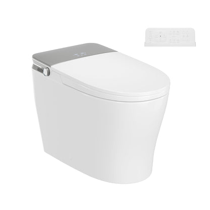 Pre-sale DeerValley DV-1S0371-V3 Premium Smart Toilet with Foot Sensor Lid, UV Sterilization, Child Mode, ADA Height, Foam Shield, and 1000 MAP Flush - Programmable Water Spray & Warm Air Dryer for Elevated Comfort