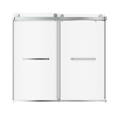 LIBERTY 60" x 62" Tub Shower Door Double Sliding Bypass Sliding Bathtub Door