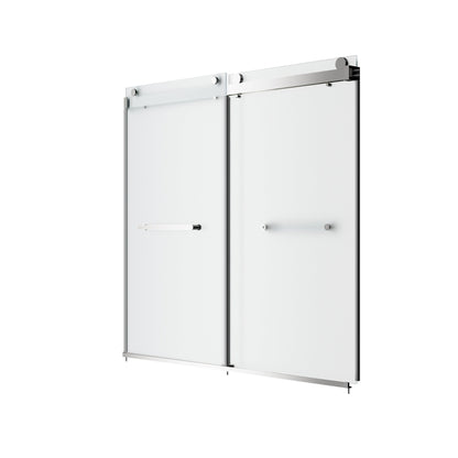 LIBERTY 60" x 62" Tub Shower Door Double Sliding Bypass Sliding Bathtub Door