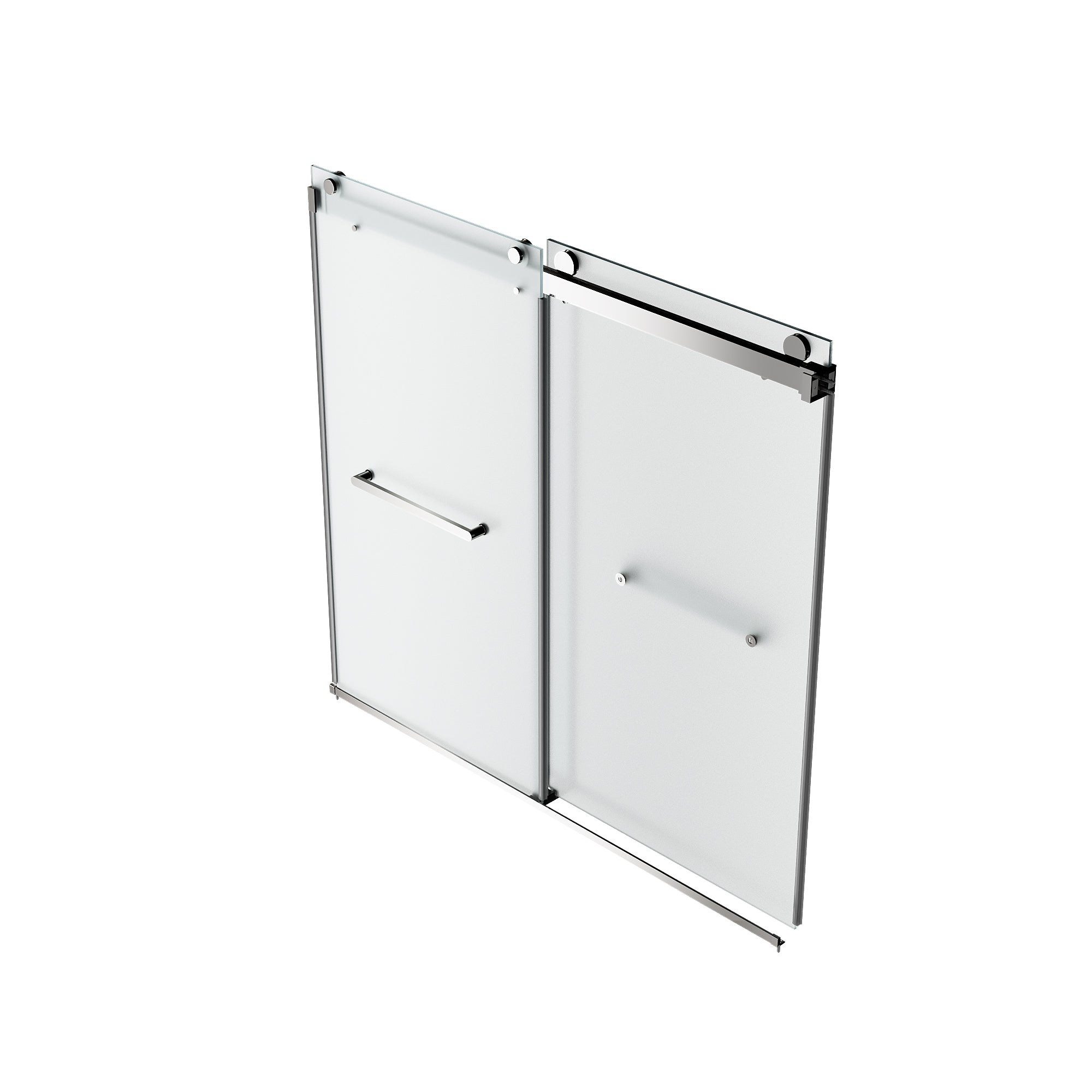LIBERTY 60" x 62" Tub Shower Door Double Sliding Bypass Sliding Bathtub Door