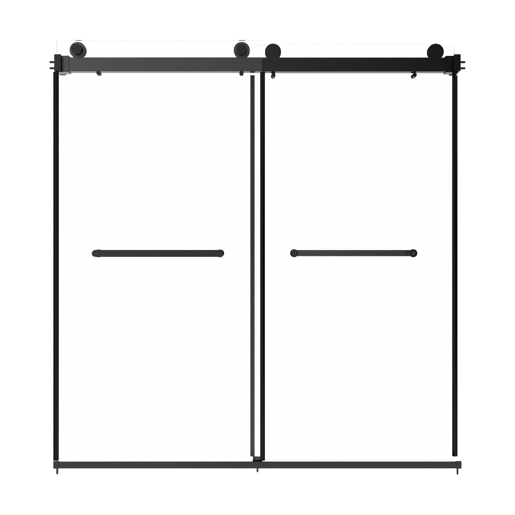 LIBERTY 60" x 62" Tub Shower Door Double Sliding Bypass Sliding Bathtub Door