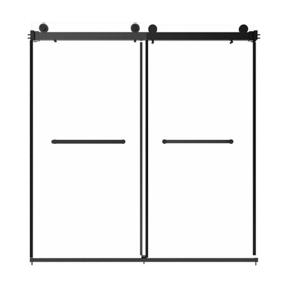 LIBERTY 60" x 62" Tub Shower Door Double Sliding Bypass Sliding Bathtub Door