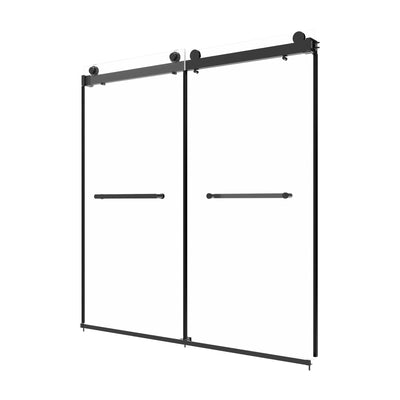 LIBERTY 60" x 62" Tub Shower Door Double Sliding Bypass Sliding Bathtub Door