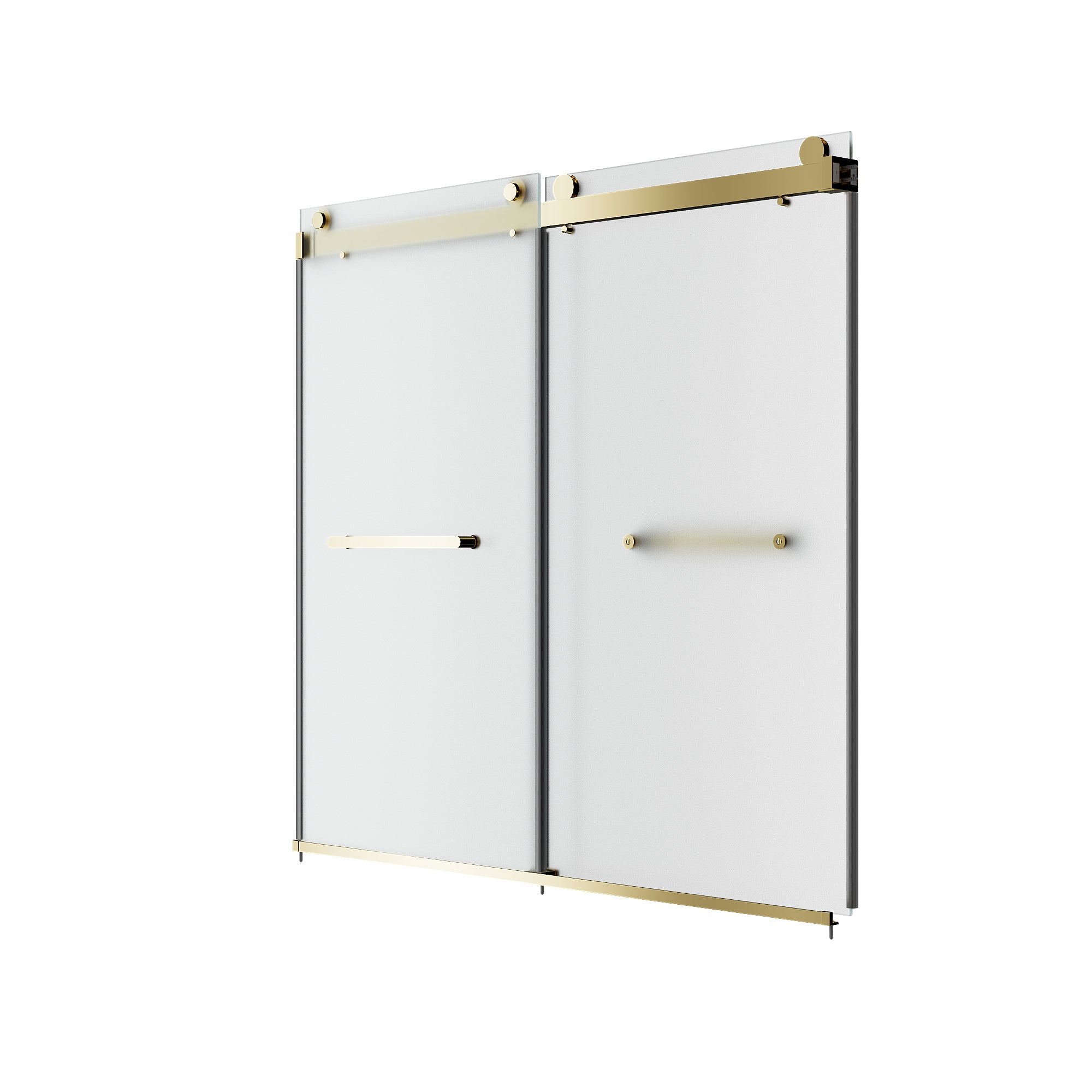 LIBERTY 59" x 59" Tub Shower Door Double Sliding Bypass Sliding Bathtub Door
