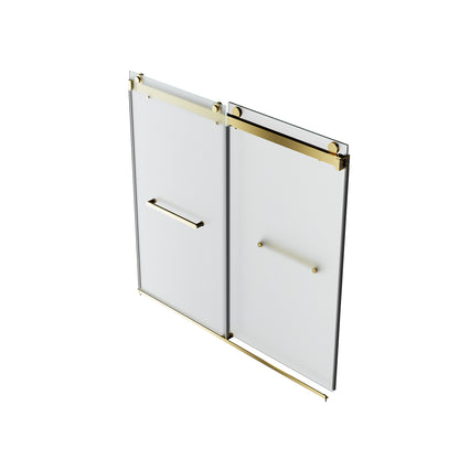 LIBERTY 59" x 59" Tub Shower Door Double Sliding Bypass Sliding Bathtub Door