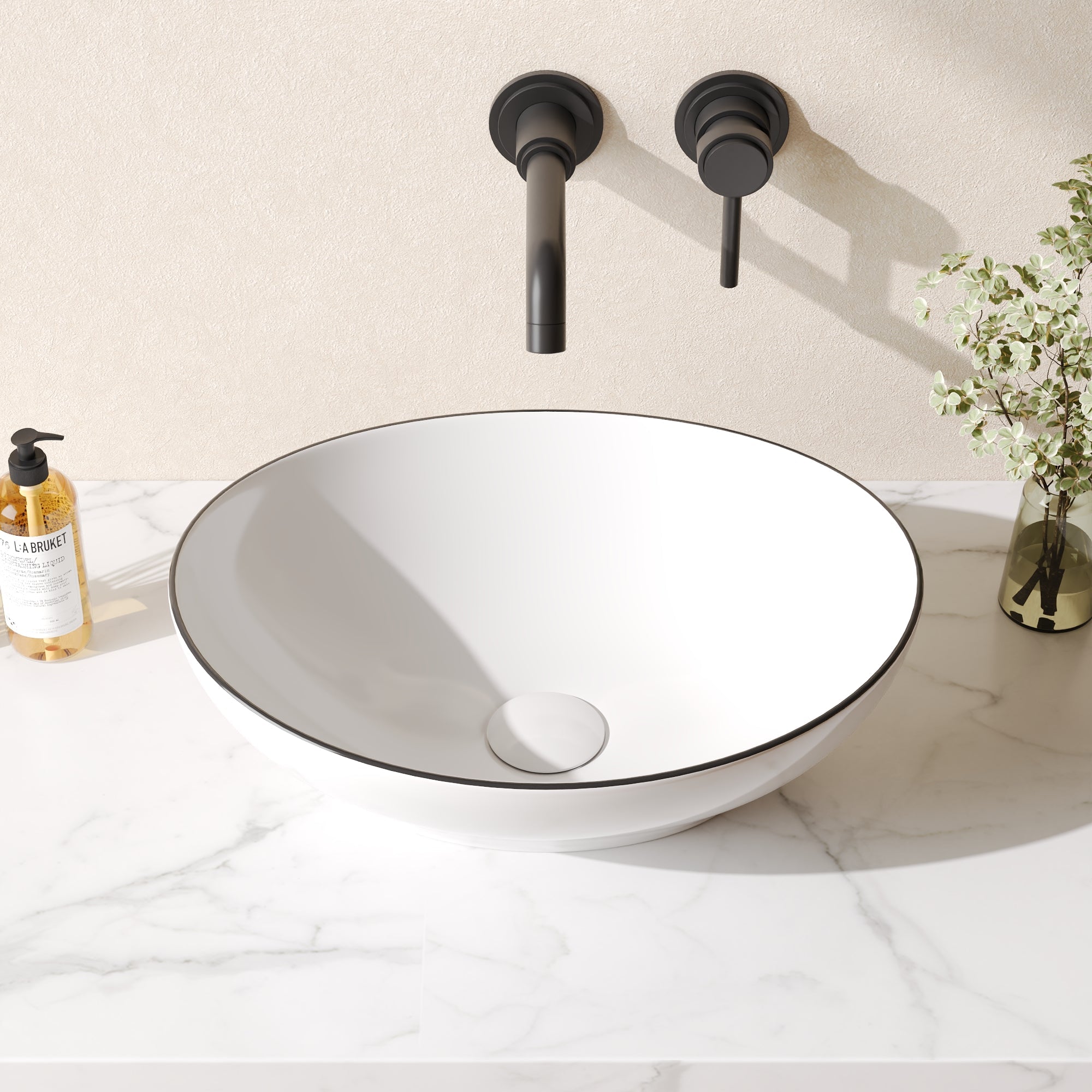 HORIZON Oval Vessel Bathroom Sink, Without Overflow With Multiple Colors
