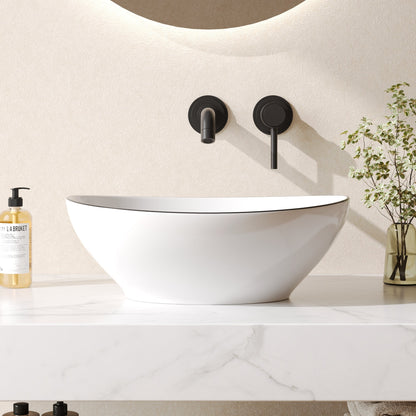 HORIZON Oval Vessel Bathroom Sink, Without Overflow With Multiple Colors