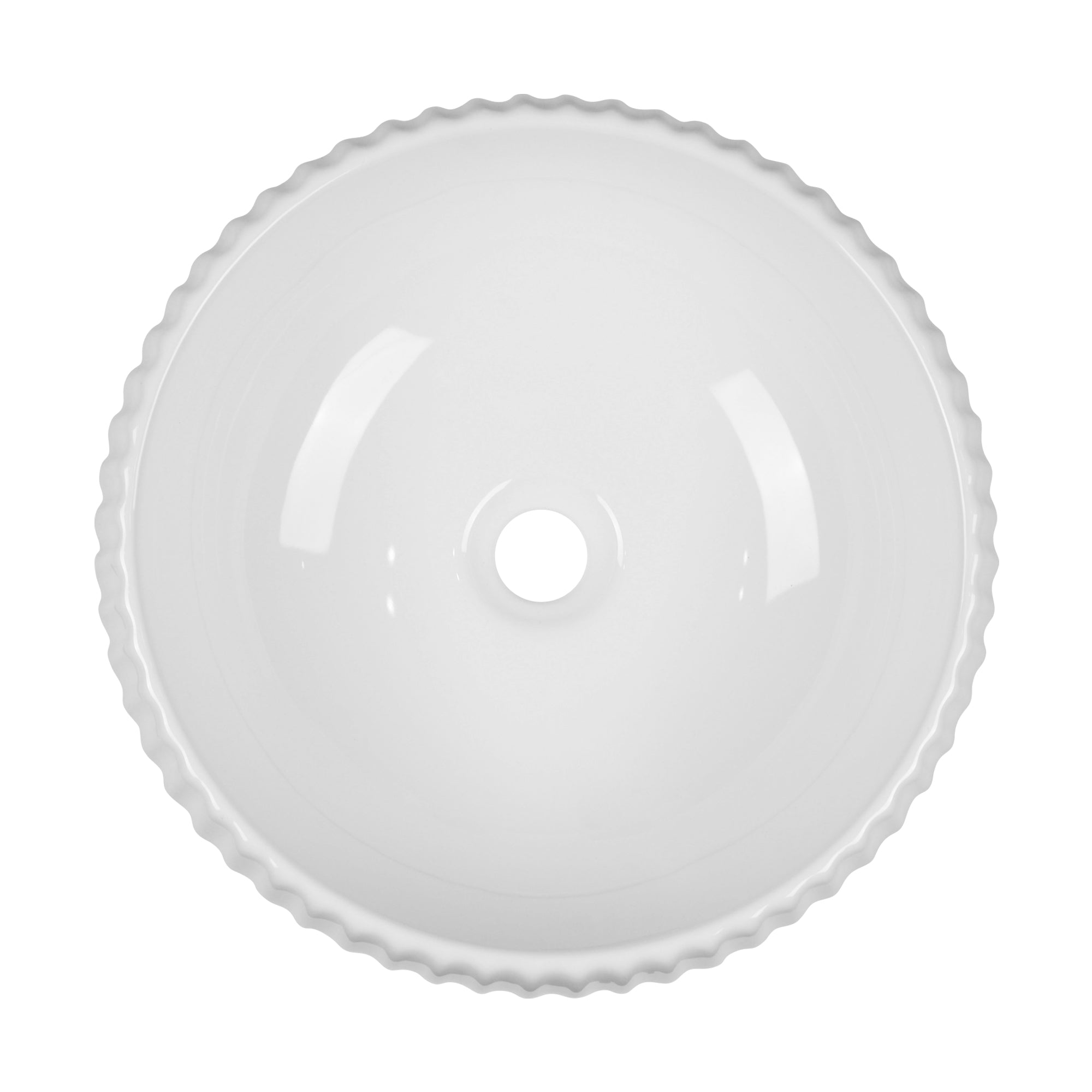 15.7"x 5.1" Round Vessel Sink, Easy to Clean