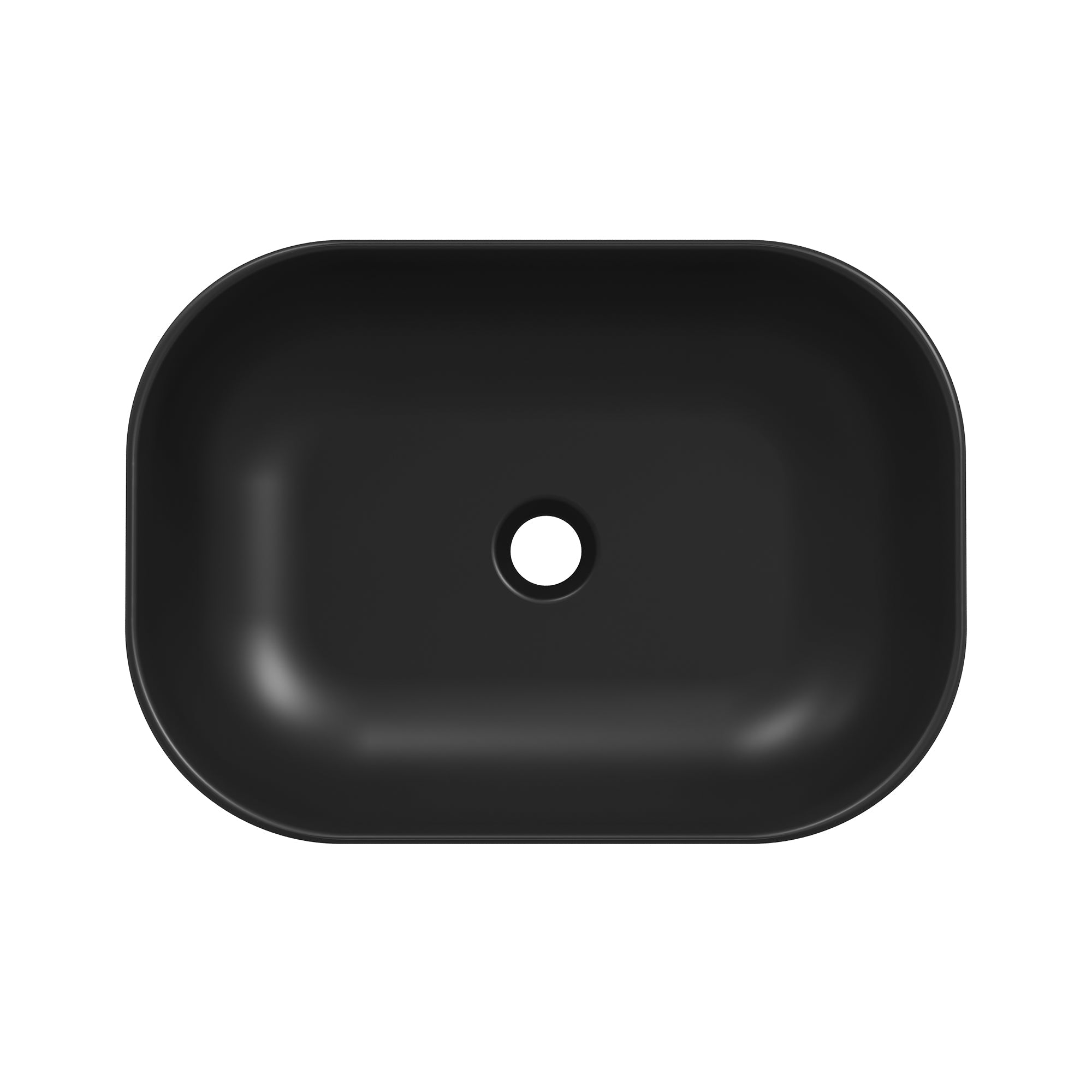 PRISM 20" Rectangular Vessel Bathroom Sink, Without Overflow