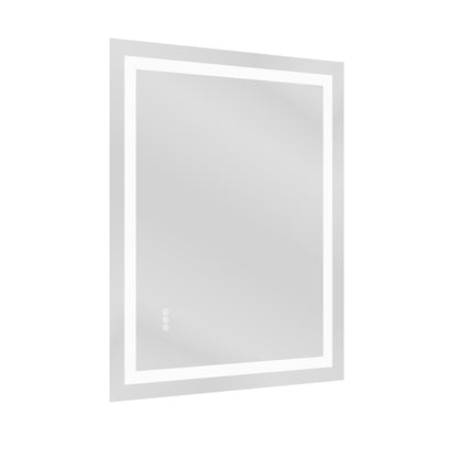 DeerValley 40"x 32" / 55"x 30"  LED Bathroom Mirror with Lights, 1.5X Anti-Fog, Front and Backlit Frameless LED Mirror£¬DV-1VM0309/DV-1VM0308