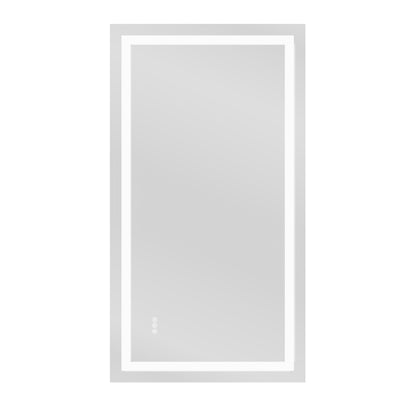 DeerValley 40"x 32" / 55"x 30"  LED Bathroom Mirror with Lights, 1.5X Anti-Fog, Front and Backlit Frameless LED Mirror£¬DV-1VM0309/DV-1VM0308