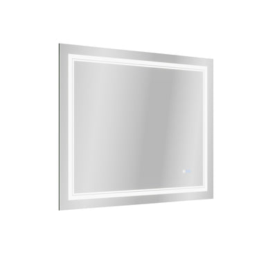 DeerValley 40"x 32" RGB LED Bathroom Mirror, Front Light and RGB Backlit Lighted Vanity Mirror