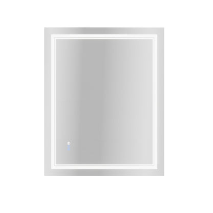 DeerValley 40"x 32" RGB LED Bathroom Mirror, Front Light and RGB Backlit Lighted Vanity Mirror