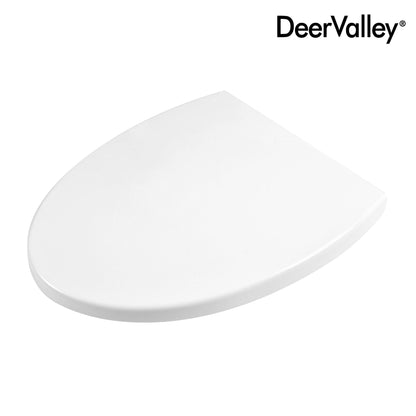 DeerValley DV-F0075S11 Quick-Release Plastic Elongated polypropylene Toilet Seat (Fit with DV-1F0075)