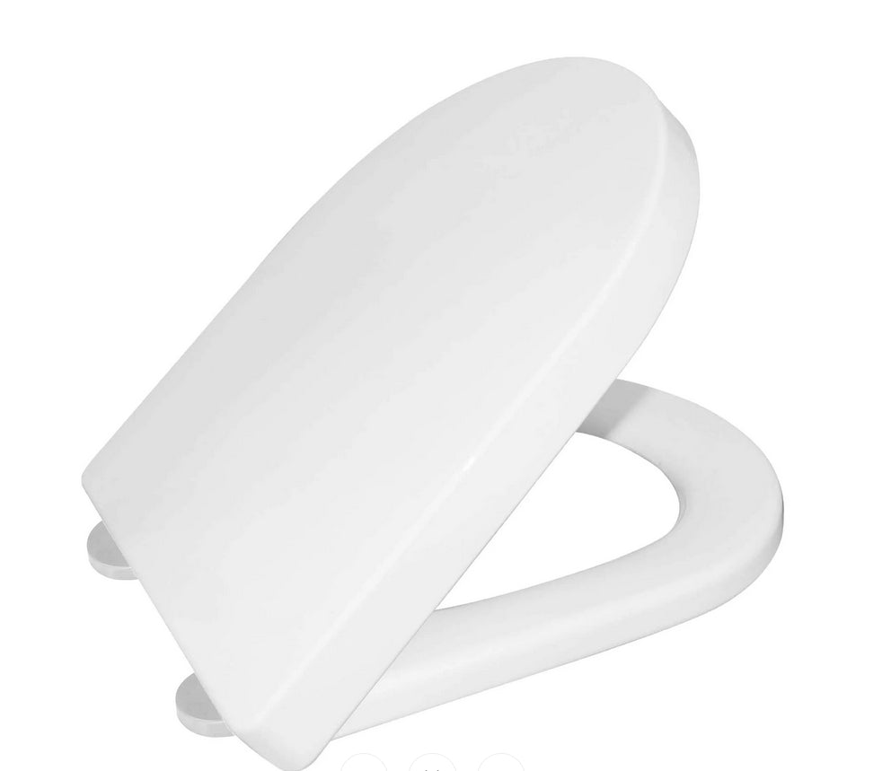 Siège de toilette en polypropylène plastique DeerValley DV-F812S11, à démontage rapide et facile à installer (compatible avec DV-1F52812/DV-1F52813)