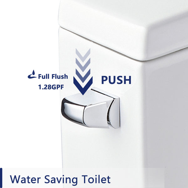 DeerValley Bath DeerValley side press flush button (Fit with DV-1F52626 & DV-1F52627)