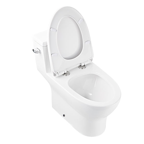 DeerValley Bath DeerValley DV-1F52626 Concord Comfortable Seat Height 1.28 GPF Water Efficient Elongated One-Piece Toilet (Seat Included) Toilet