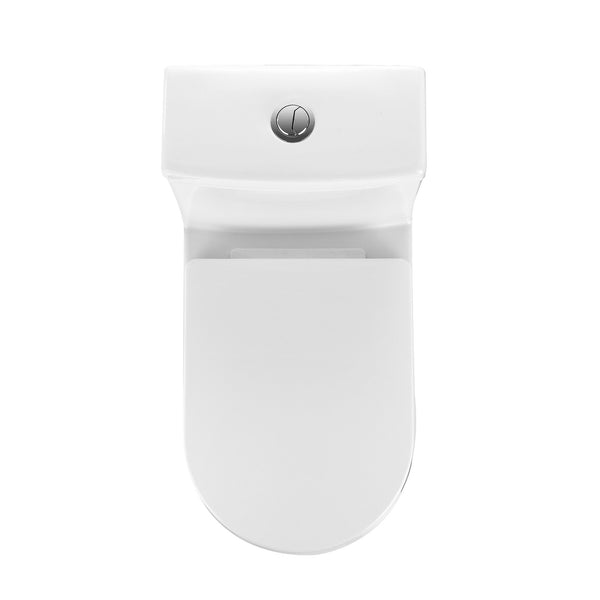DeerValley Bath DeerValley DV-1F52812 Liberty Dual-Flush Elongated One-Piece Toilet (Seat Included) Toilet